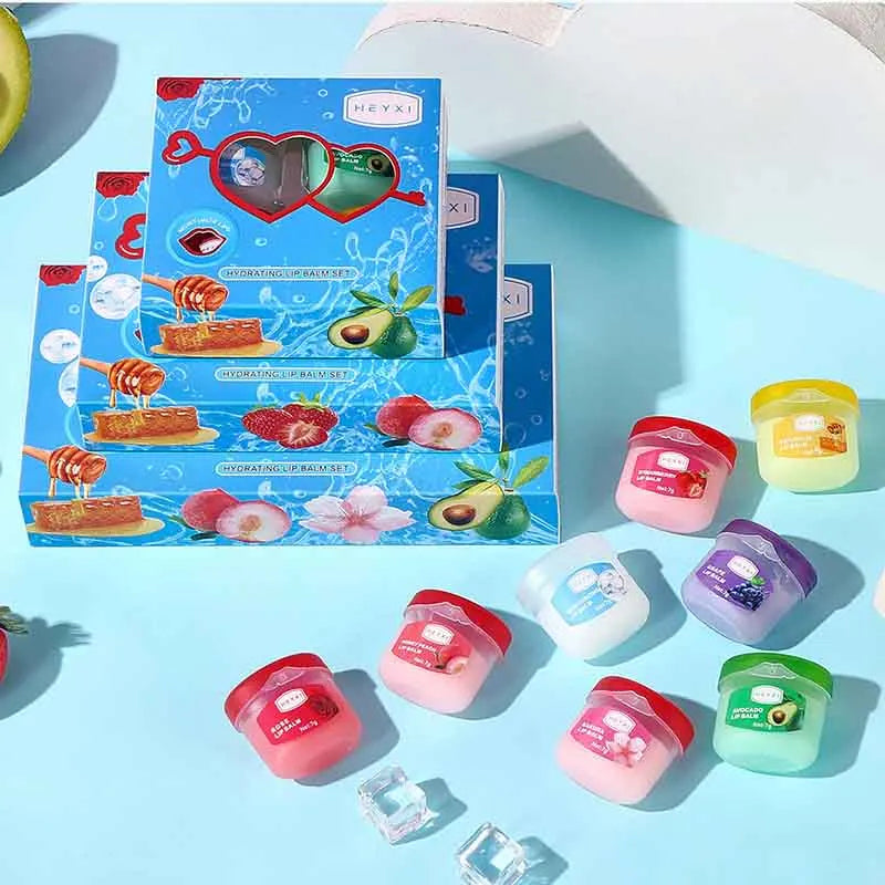 Fruit Lip Balm Set – Moisturizing, Plumping & Anti-Crack Kit
