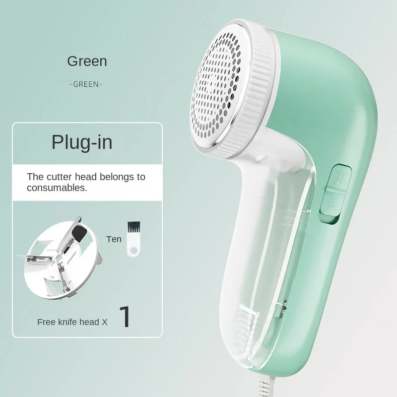 Professional Lint Remover Take Out Lint Electric Steam Iron Clothes Portable Cats Hair Brush Home Clothing Shaver Household Pet Peaceful Pleasures Health and Wellness green