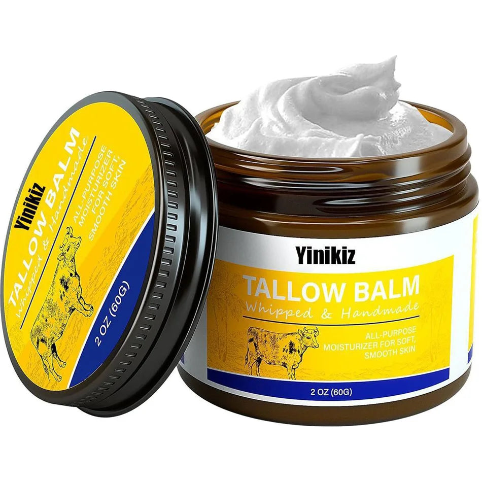 Face Cream Whipped Tallow Balm Collagen Hyaluronic Acid Skin Care Anti-Wrinkle Aging Moisturizing Shrink Pores Whitening Smooth Peaceful Pleasures Health and Wellness Default Title