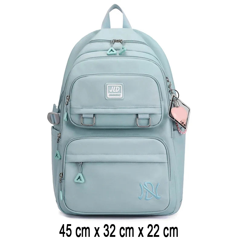 Kawaii Girls School Backpack – Cute Pink Waterproof Kids Bag