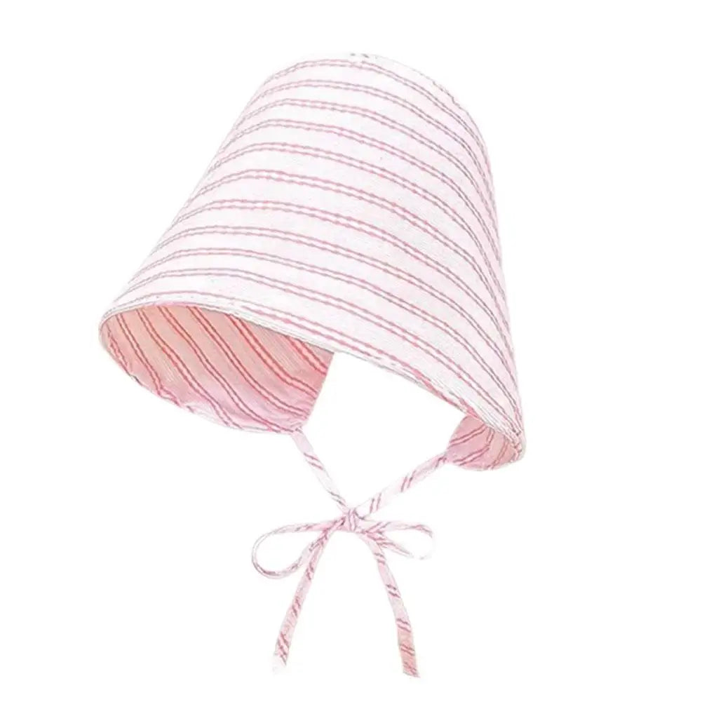 Women's Striped Bucket Hat UPF 50+ Wide Brim Beach Sun Hat