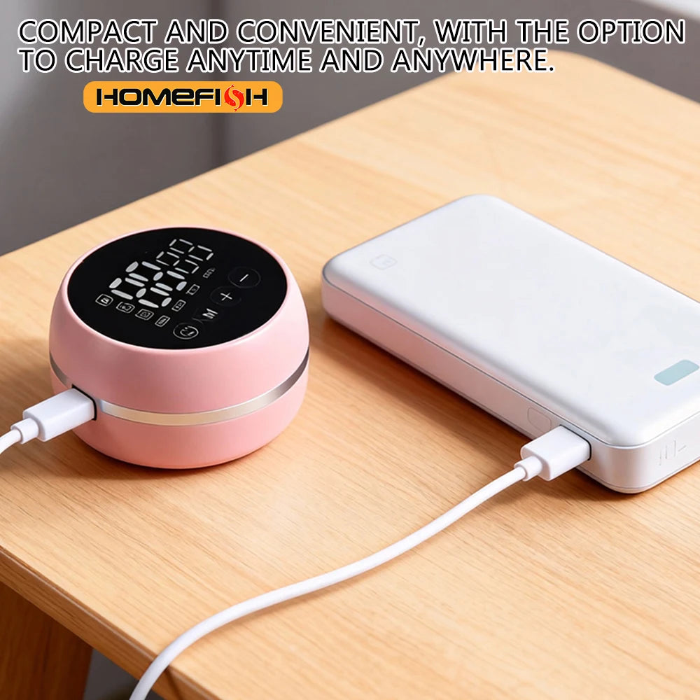 Wearable Electric Breast Pump Painless Double-Sided, Fully Automatic, Hands-Free Breast Collector for Breastfeeding Peaceful Pleasures Health and Wellness