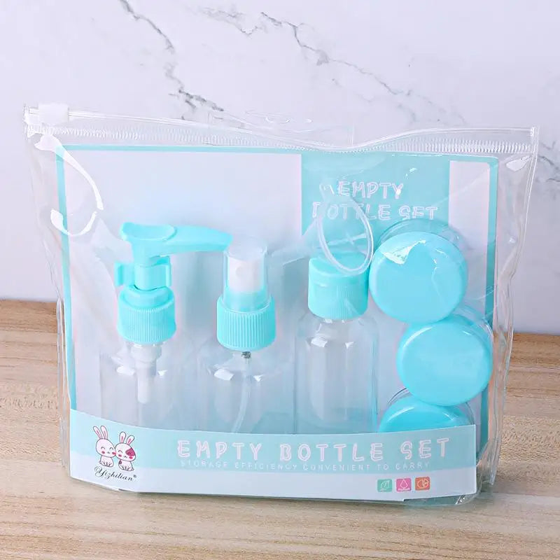 Travel Size Skincare Set – Leakproof Refillable Toiletry Bottles
