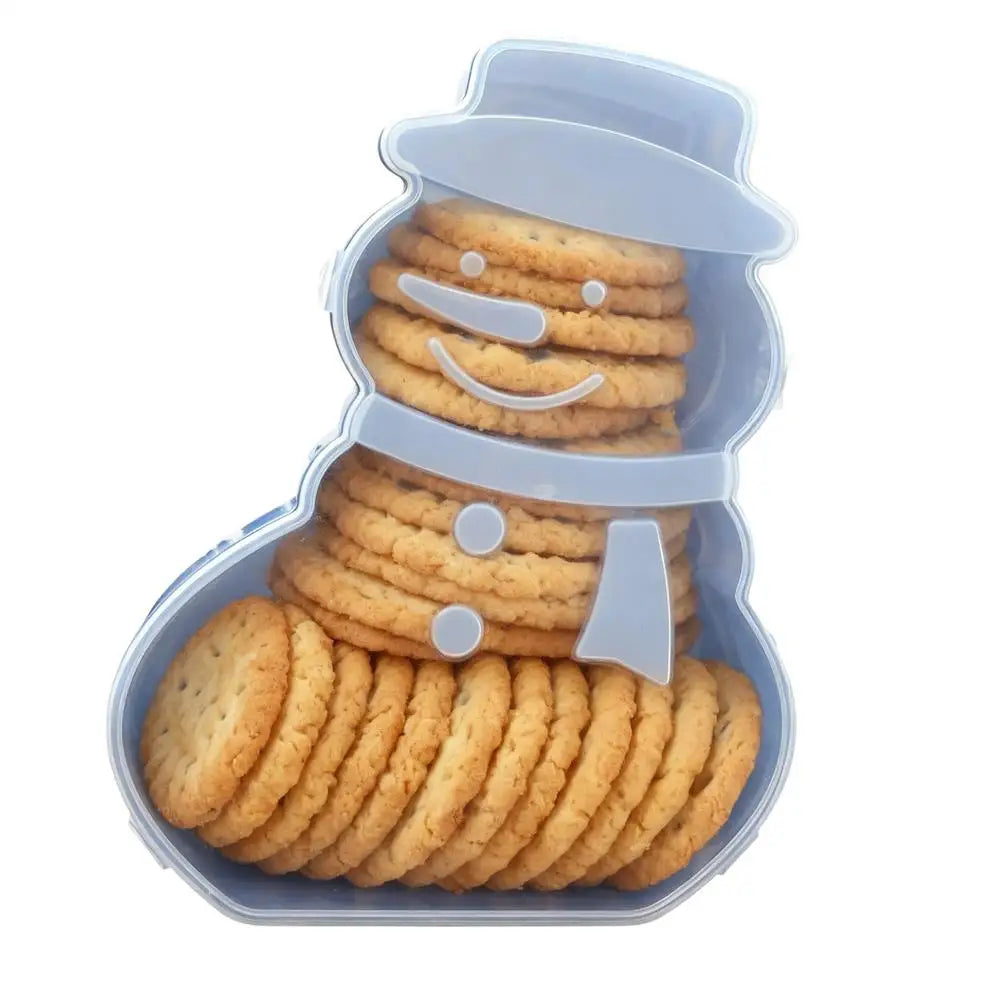 Christmas Snack Serving Tray with Lid | Holiday Party Box