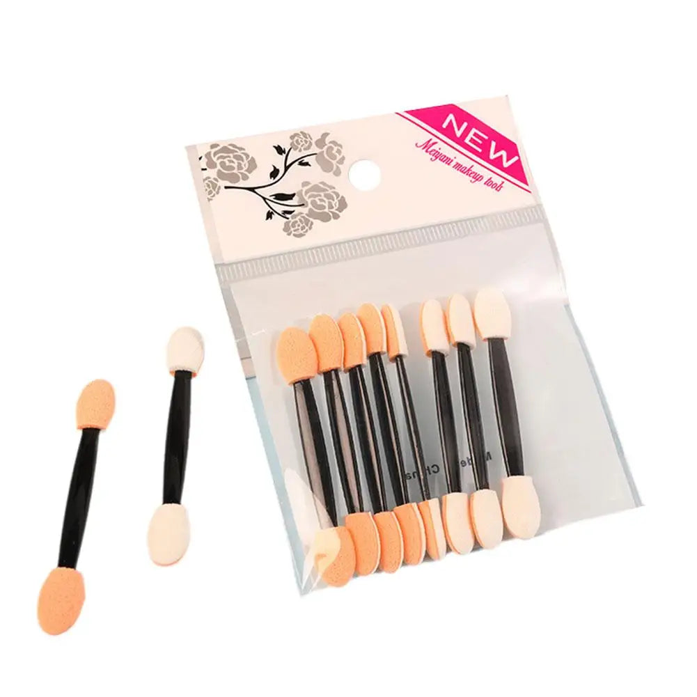 Disposable Eyeshadow Applicator Sticks – Double-Sided Sponge