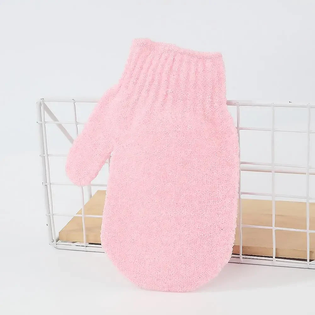 Exfoliating Bath Gloves,Deep Scrubbing Dead Skin Shower Gloves for Beauty Spa Massage Skin Shower Body Scrubber for Men,Women Peaceful Pleasures Health and Wellness