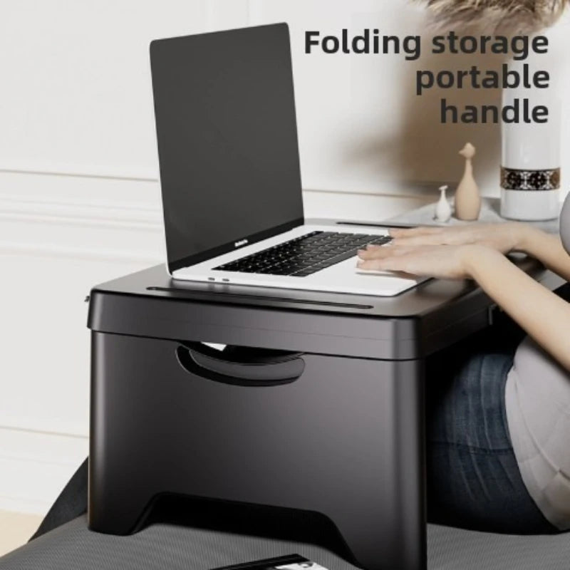 1PC Car mounted small table board, portable, foldable dining table for easy storage, student dormitory space saving table Peaceful Pleasures Health and Wellness