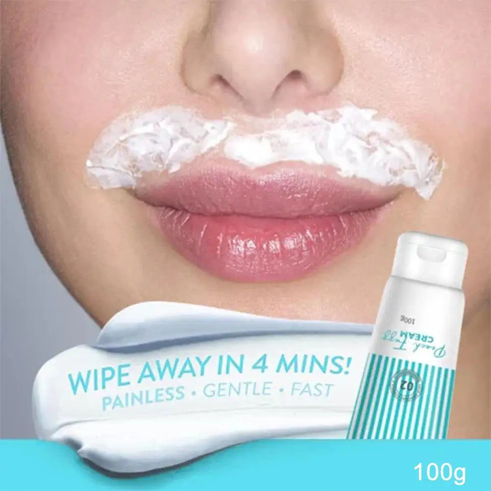 Lip Hair Remover For Men Women Painless Gentle Facial Lip Hair Removal Cream Moisturizing Gel Epilation Skin Care 20g/100g Peaceful Pleasures Health and Wellness