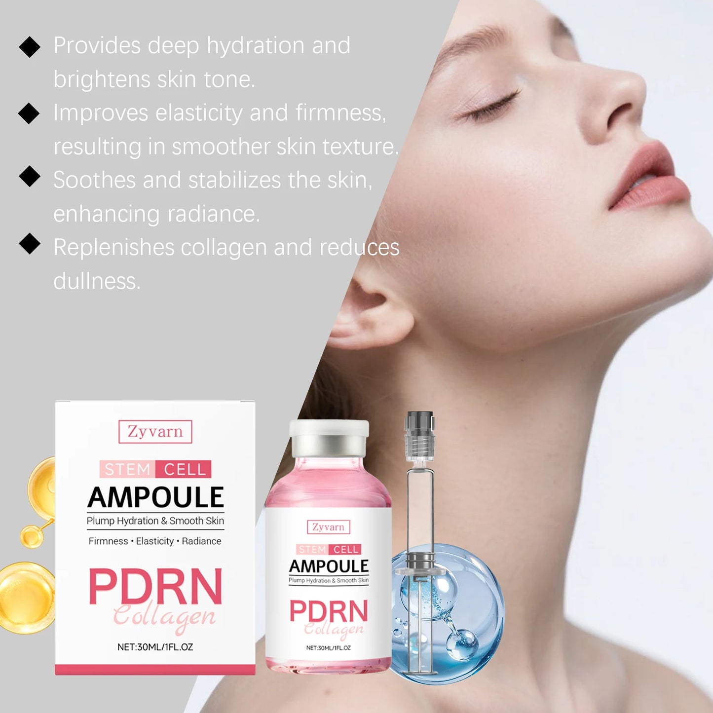 Hydrating Ampoule Face Serum | Barrier Protection & Anti-Dryness