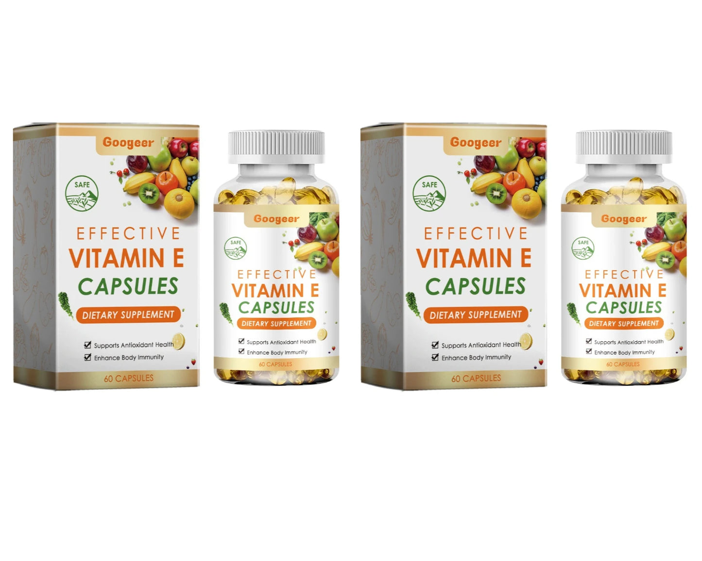 Googeer Vitamin E 400 IU Softgels | Non-GMO, Gluten Free