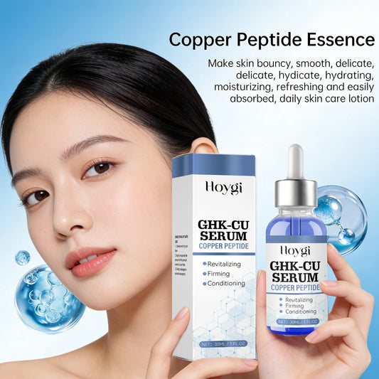 Copper Peptide Facial Serum Anti Wrinkle Remover Antioxidant Skin Rejuvenating Barrier Repair Brighten Skin Tone Skin Cosmetics Peaceful Pleasures Health and Wellness