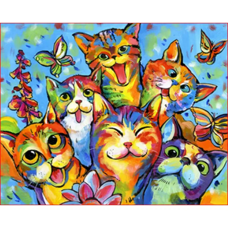 Paint By Numbers For Adults cartoon cows Table Decoration Modern 60X75Cm Photo Frames Oil Painting On Canvas Handmade Gatyztory Peaceful Pleasures Health and Wellness