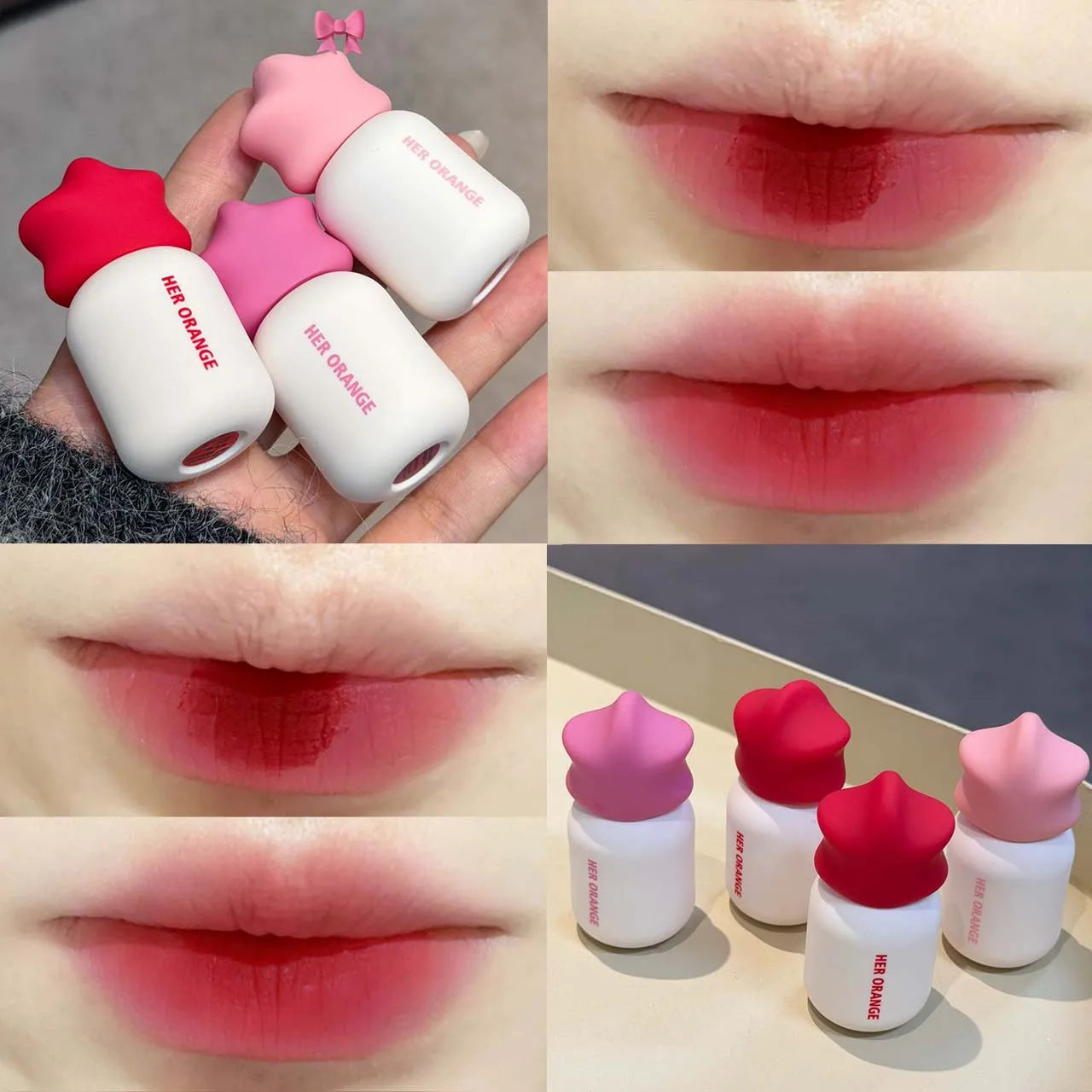 HERORANGE Velvet Matte Liquid Lipstick – Waterproof Lip Tint