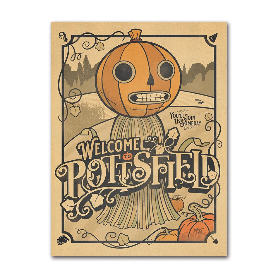 Over The Garden Wall Canvas Wall Art Print | Anime Home Decor Canvas Wall Art Peaceful Pleasures Health and Wellness 61709-01 40x50cm Unframed
