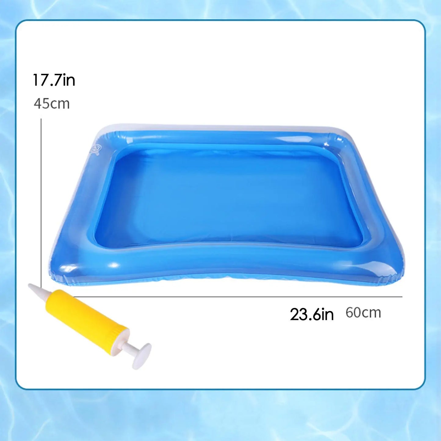 Inflatable Foot Wash Basin – Portable Pool & Beach Foot Bath