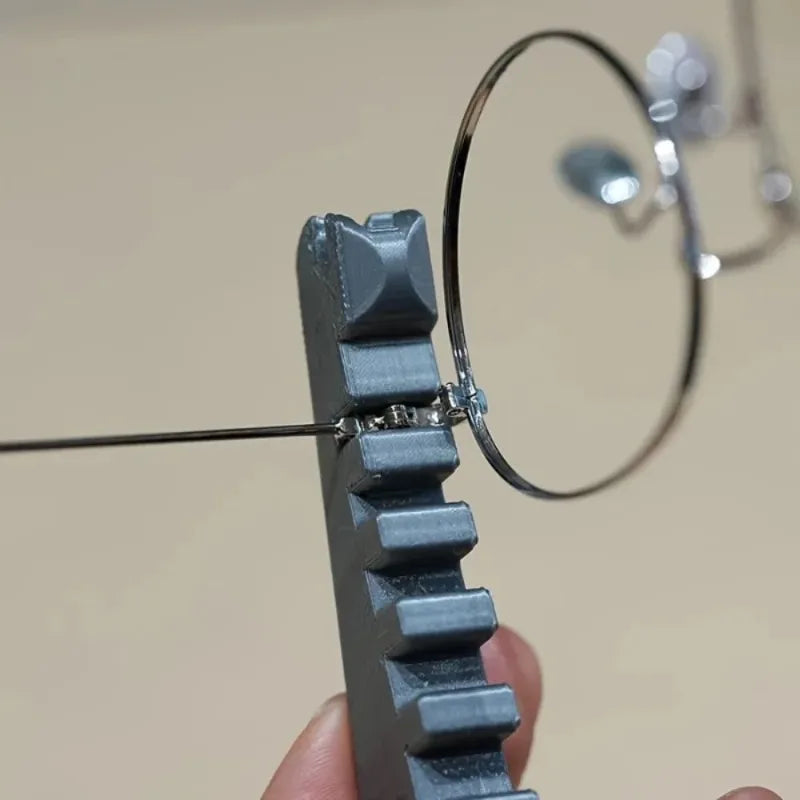 Portable Eyeglass Repair Tool for Home Eye Care Nose Pad Adjustment Temple Bending Compatible with Glasses Peaceful Pleasures Health and Wellness