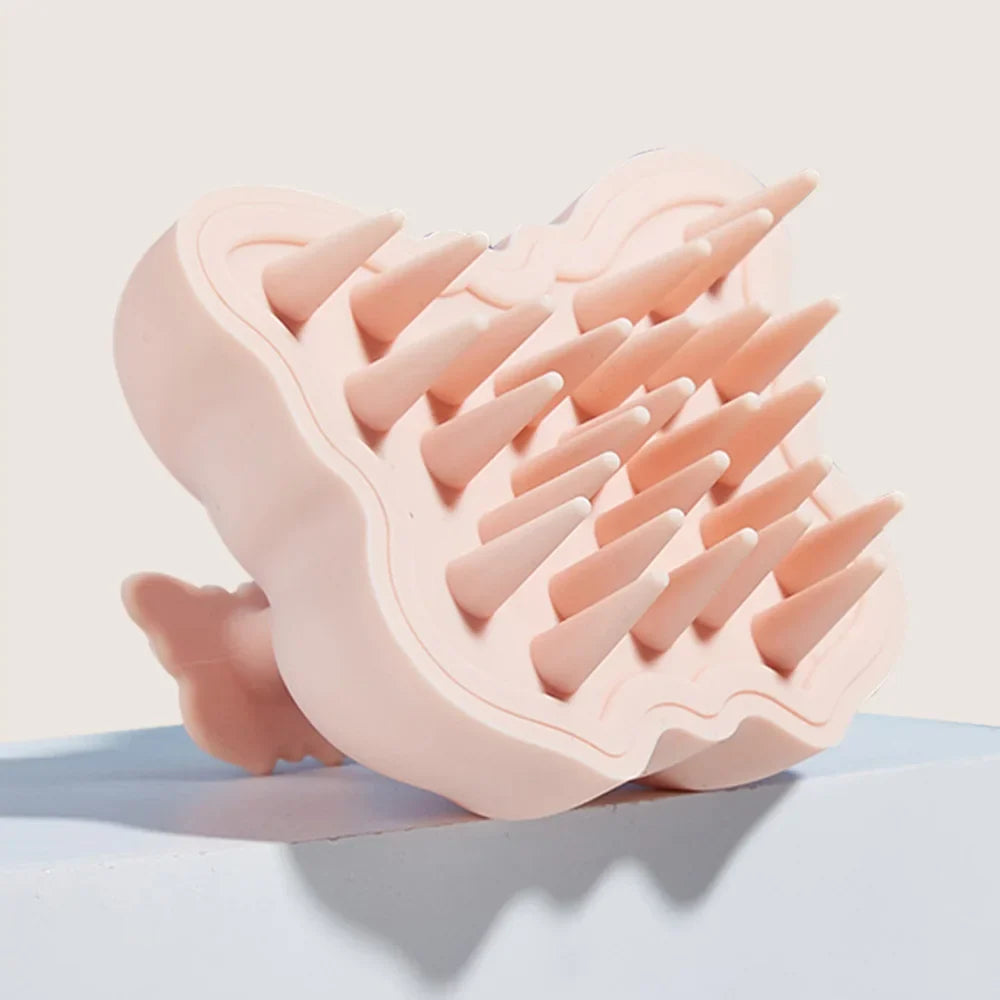 Silicone Scalp Massager Shampoo Brush for Hair & Wigs