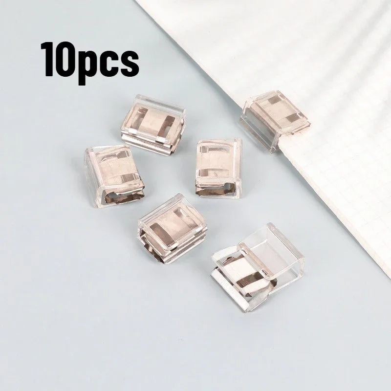 U-Shape Fabric Clips for Sewing, Hem & Sleeve – Metal Set Fabric Sewing Clips Peaceful Pleasures Health and Wellness 10pcs-Transparent
