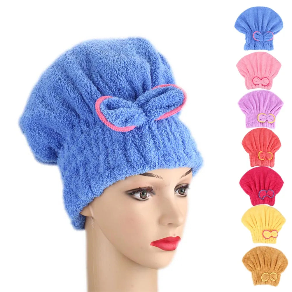 Soft Microfiber Quick Dry Hair Hat for Women Men Unisex Lightweight Towel Turban for Swimming Shower Yoga Peaceful Pleasures Health and Wellness