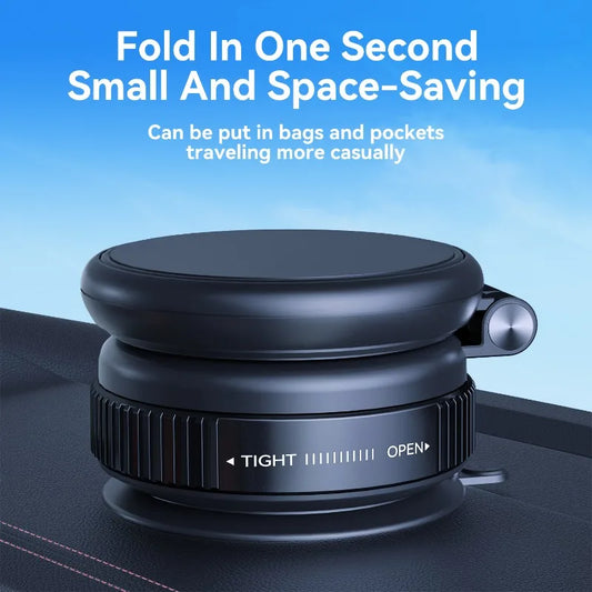 MagSafe Vacuum Car Mount | Foldable Magnetic Dashboard Holder Magnetic Car Mount Peaceful Pleasures Health and Wellness