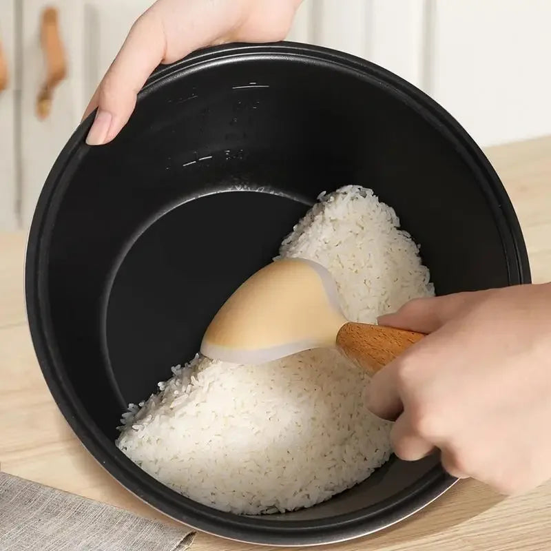 Silicone Rice & Cooking Spoon – Non-Stick, Heat-Resistant Kitchen Utensil