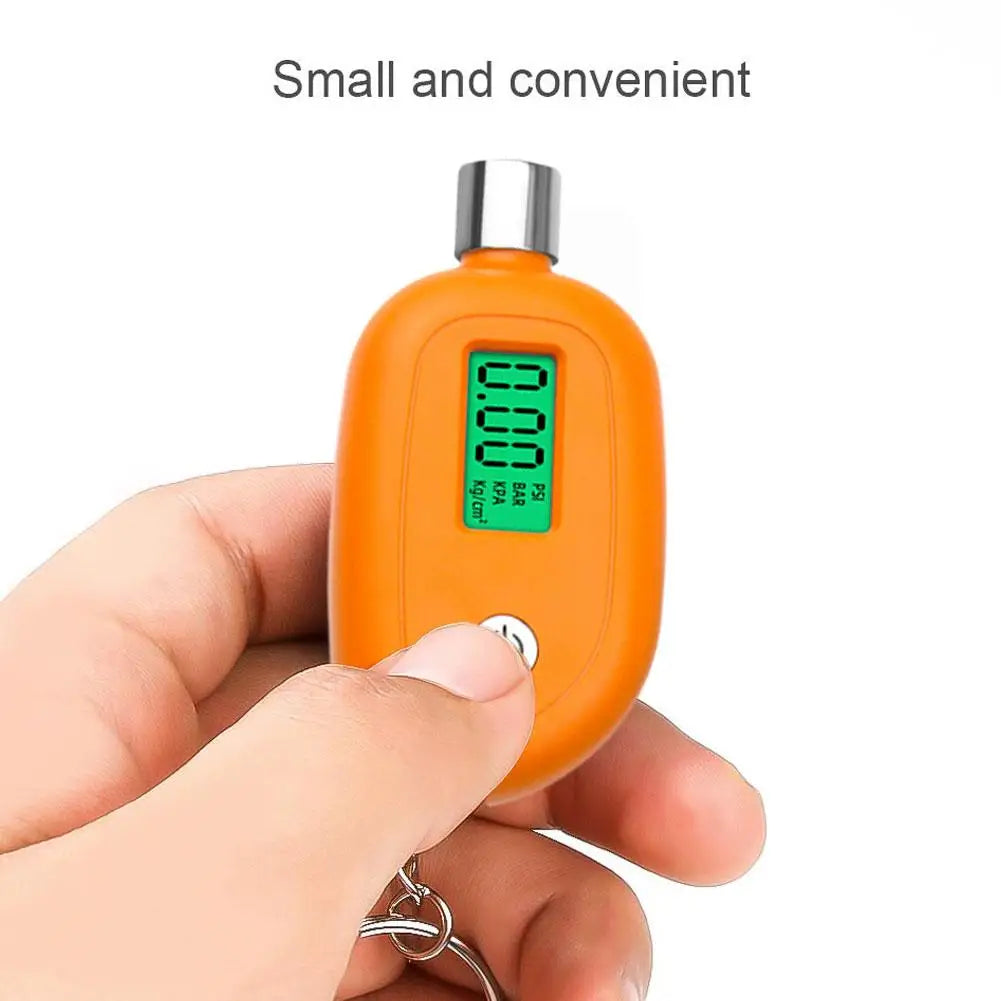 Digital Tire Pressure Gauge LCD – PSI BAR KPA | Car & Bike
