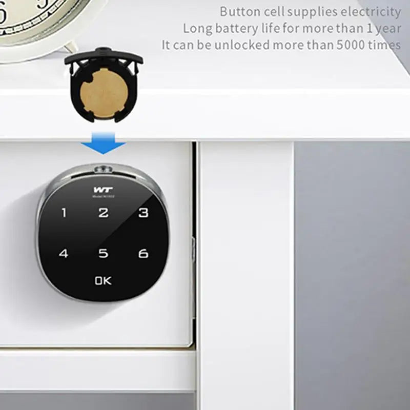 Keyless Cabinet Lock | Touch Combo Code Lock for Lockers Keyless Cabinet Lock Peaceful Pleasures Health and Wellness