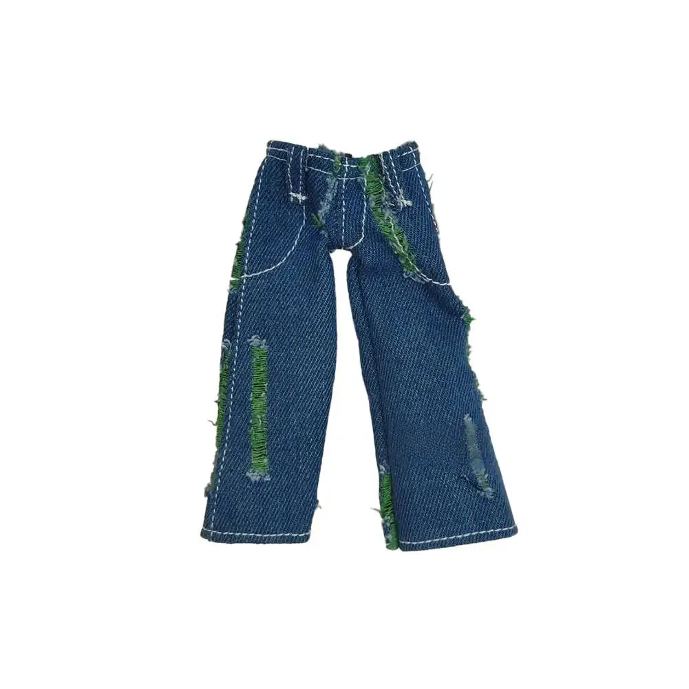 Babydoll Jeans Retro Loose Wide-leg Pants Fashion Cool Doll Clothes
