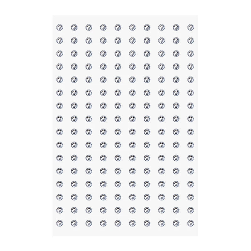 Self-Adhesive Crystal Rhinestone Stickers – Face, Hair & Body Gems