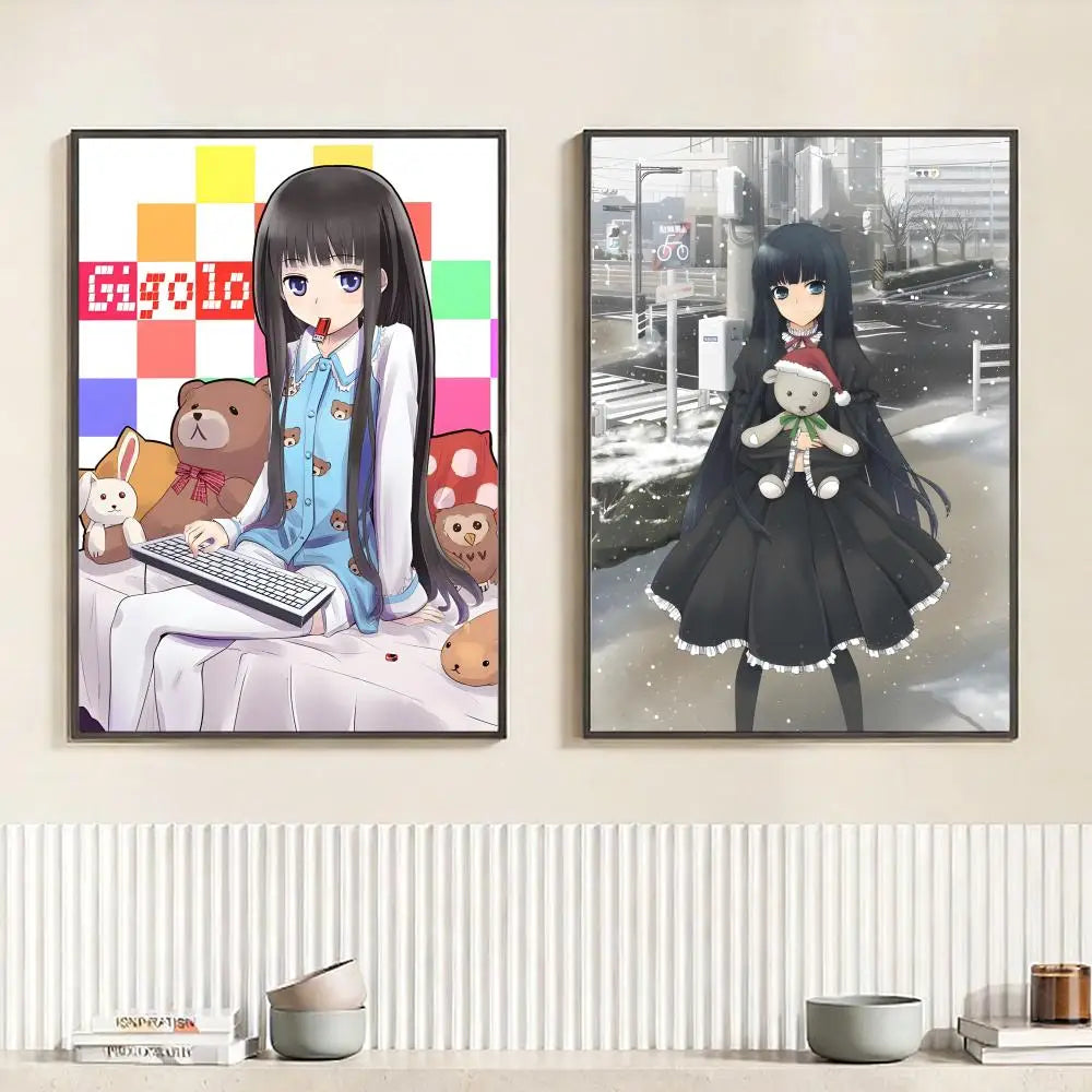 Heaven's Memo Pad Anime Poster – HD Self-Adhesive Wall Art Anime Wall Poster Peaceful Pleasures Health and Wellness