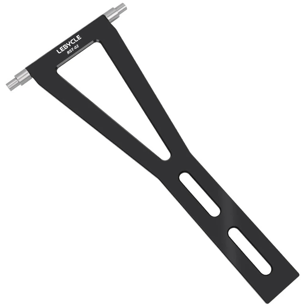 Cycling Bike Centering Gauge Cycling Accessories Bicycle Ring Adjusting Table Calibration Corrector for Wheel Rim Truing Stand Peaceful Pleasures Health and Wellness as show