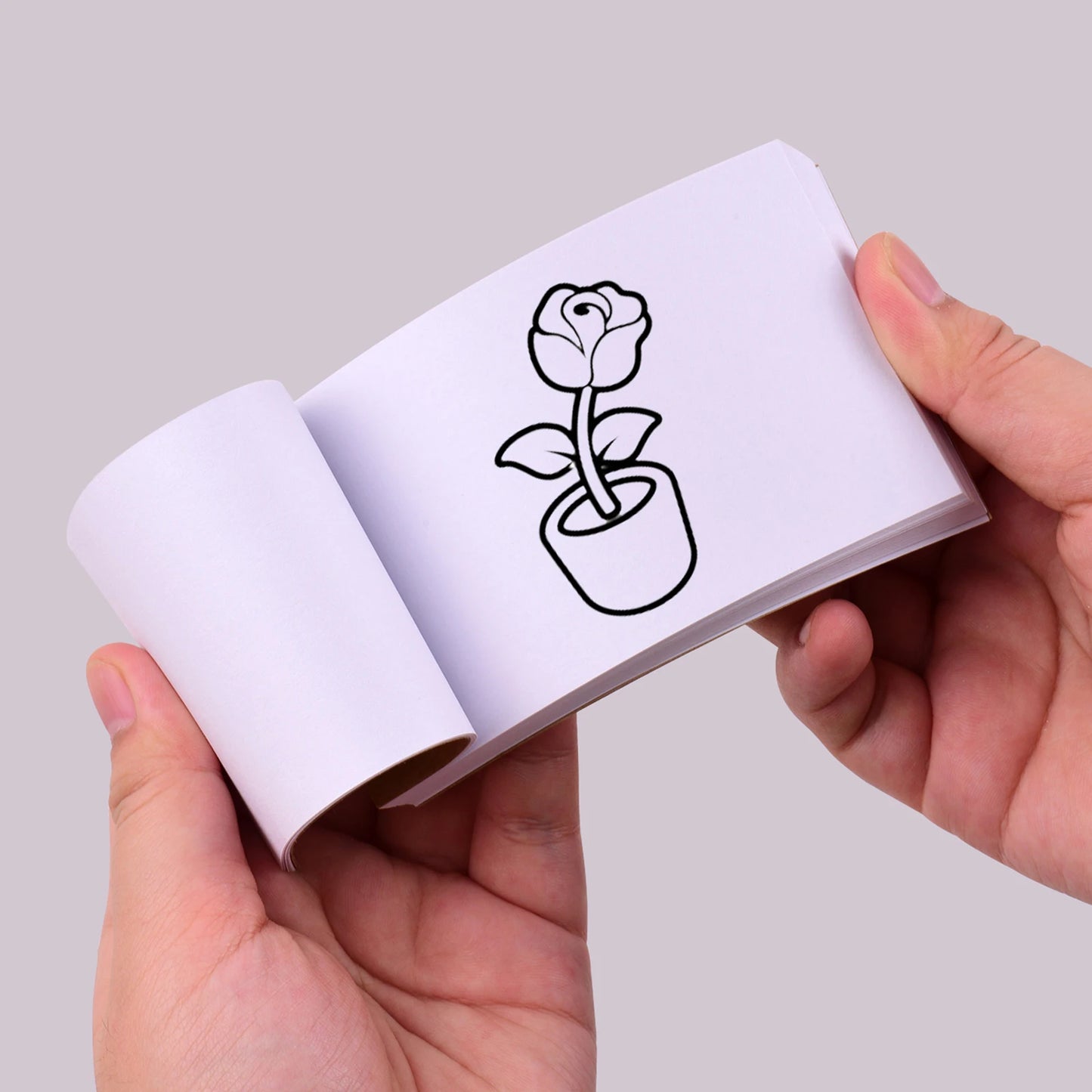 Flip Book Kit with LED Light Pad – 300 Sheets for Animation