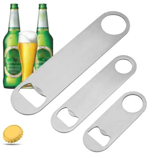 Mini Stainless Steel Flat Bottle Opener – Pocket Beer Cap Bottle Opener Peaceful Pleasures Health and Wellness
