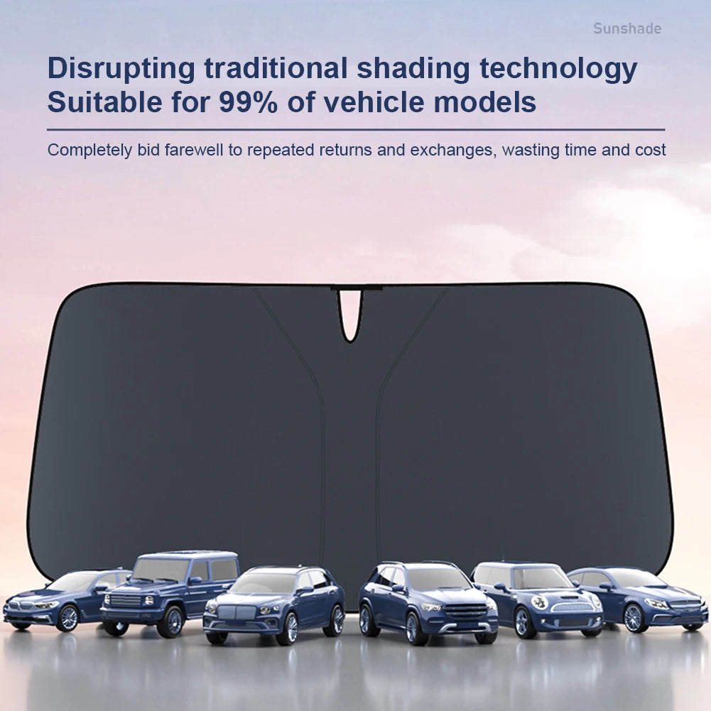 Foldable Windshield Sun Visor – UV & Infrared Reflective Cover Peaceful Pleasures Health and Wellness
