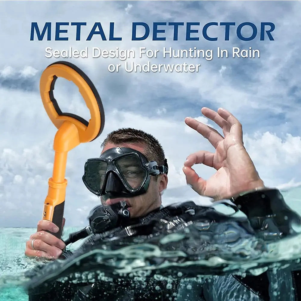 NEW Pulse Dive Underwater Detector Metal Search Detector 2 In 1 Treasure Search Machine 30m Round Probe Pinpointer Peaceful Pleasures Health and Wellness