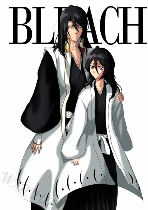 Japan Cartoon Anime Figure Bleach Comic Canvas Painting Posters and Prints Wall Art Pictures for Living Room Decoration Peaceful Pleasures Health and Wellness 7 20x30cm Unframed