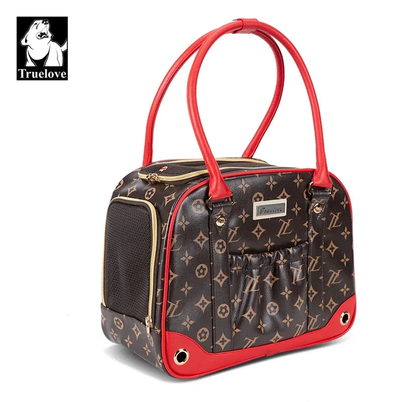 Truelove Fashion Pet Carrier Handbag Out of Portable Bag Space Cabin Hug Cat Dog Artifacts Out Bag Backpack Pet Box Cage TLX6971 Peaceful Pleasures Health and Wellness Deep Mahogany L China Mainland