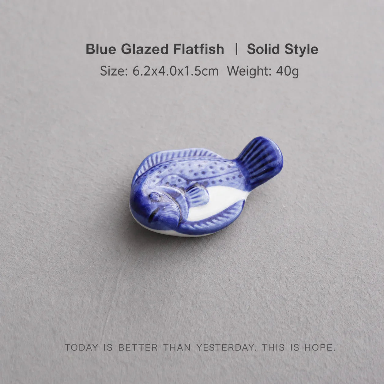 Ceramic Fish Chopstick & Pen Holder – Decorative Desk Ornament