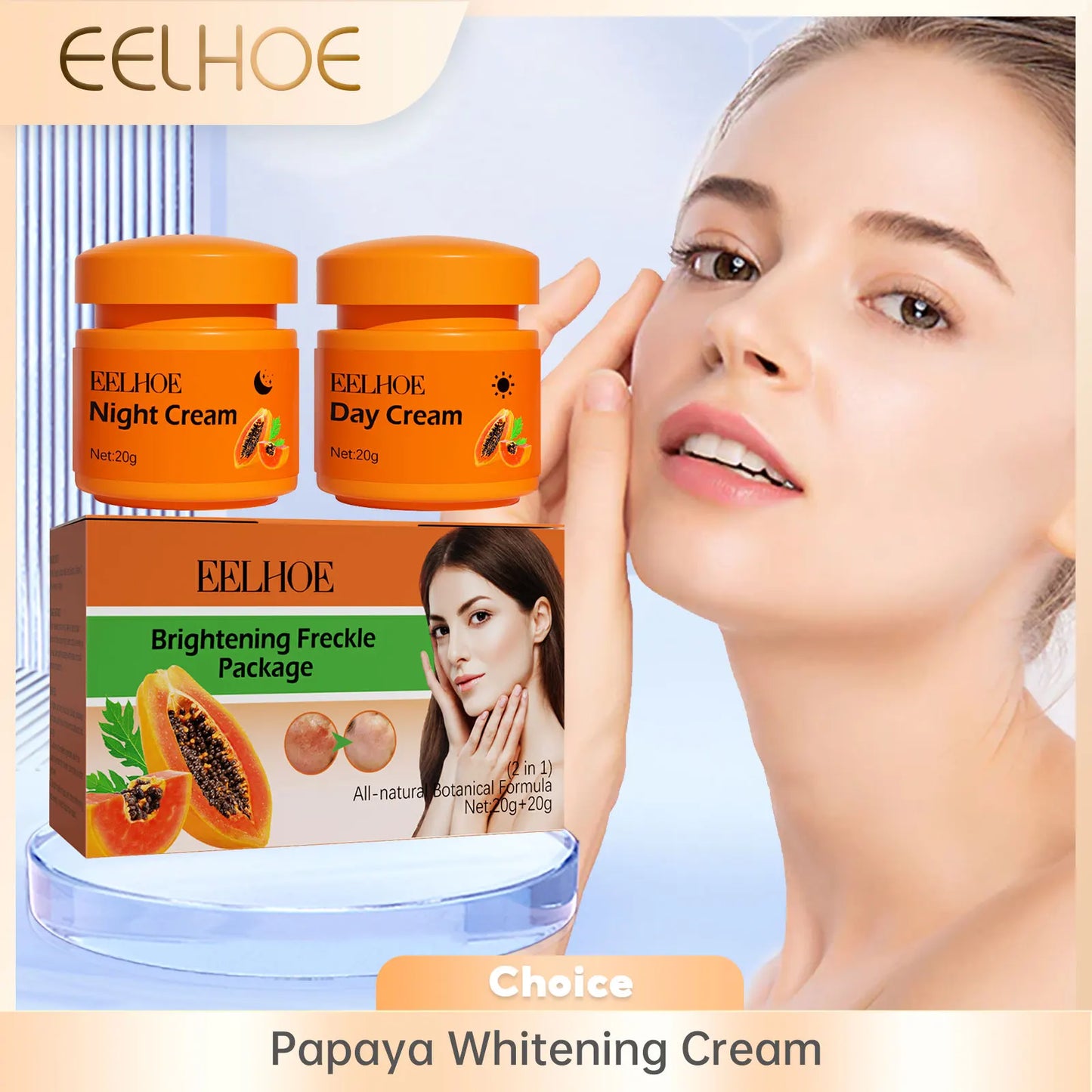 EELHOE Papaya Whitening Day & Night Face Cream – Dark Spots