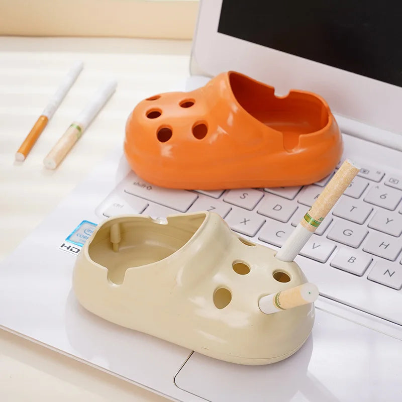 Creative Cave Shoes Ashtray Thickened Desktop Decoration Decor Office Home Living Room Anti Scalding Tea Table Anti Fly Ash A Peaceful Pleasures Health and Wellness