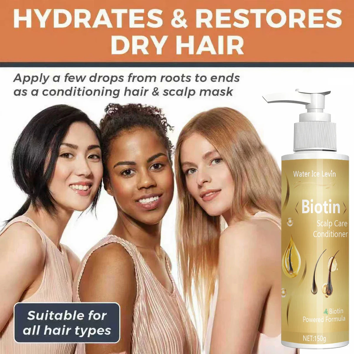 Biotin Collagen & Grape Seed Oil Hair Conditioner 150g