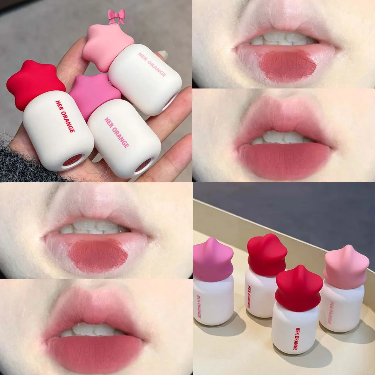 HERORANGE Velvet Matte Liquid Lipstick – Waterproof Lip Tint