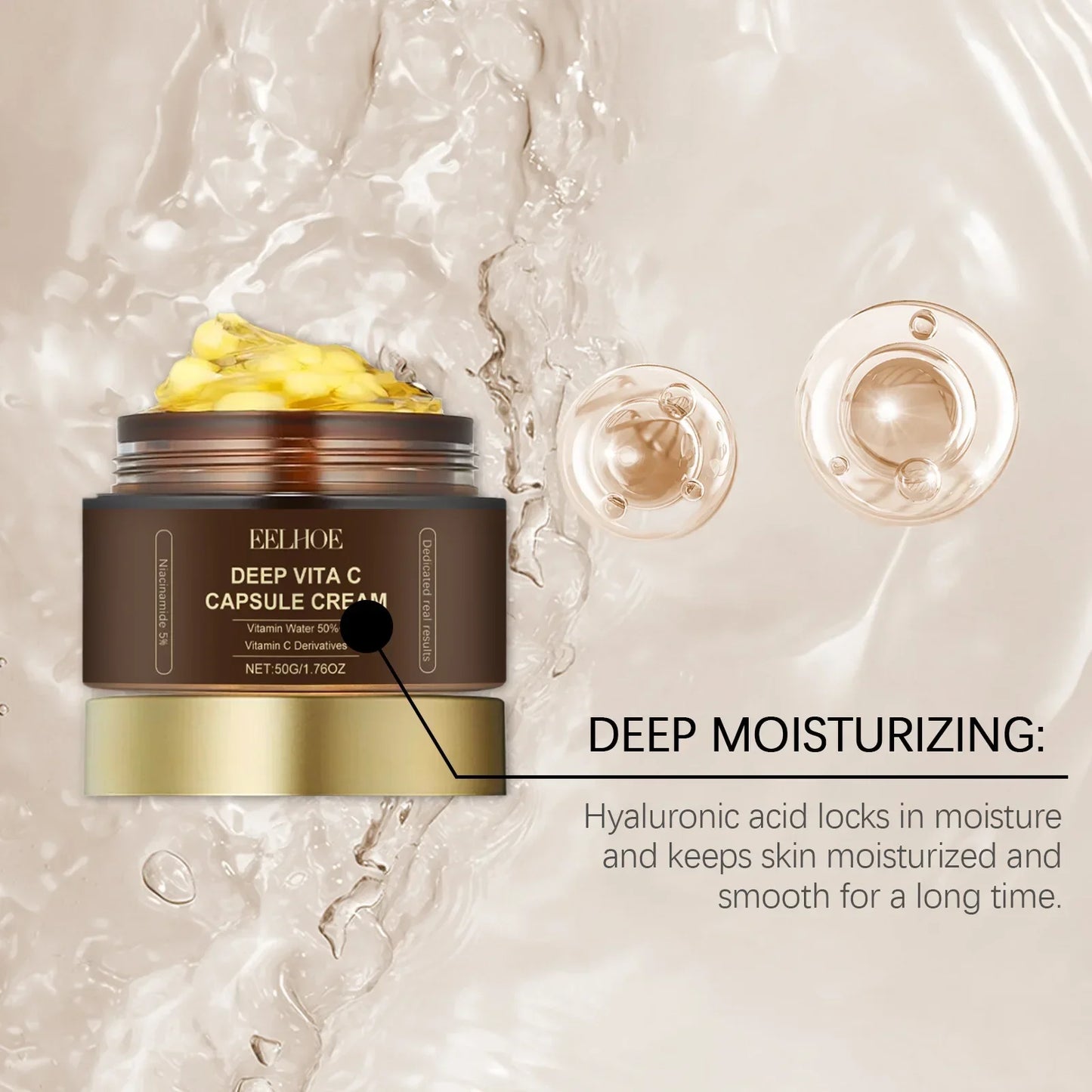 EELHOE Nicotinamide Brightening Face Cream – Vitamin C & Repair Peaceful Pleasures Health and Wellness
