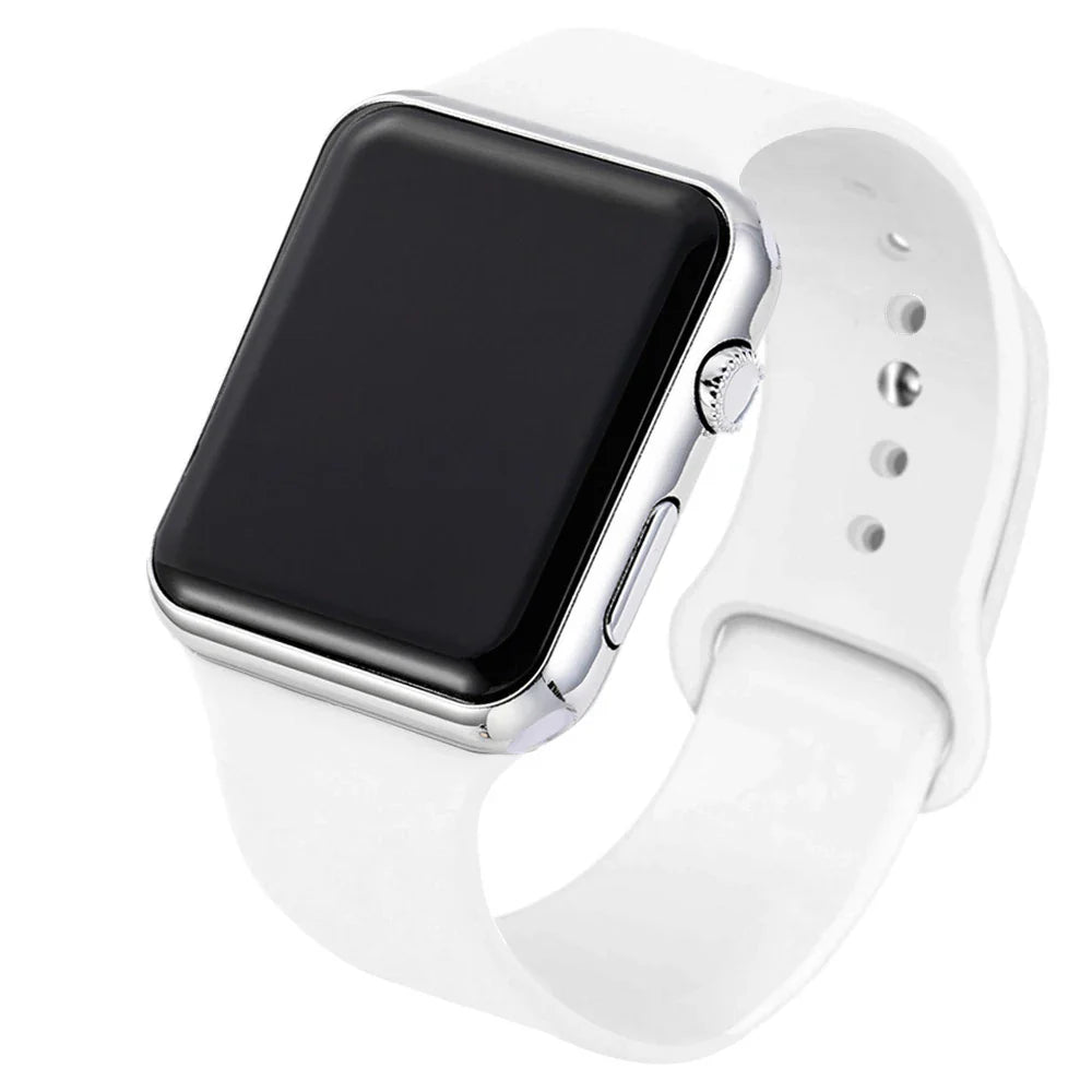 TINUORA Square LED Digital Watch – Unisex Casual Sports Wristwatch