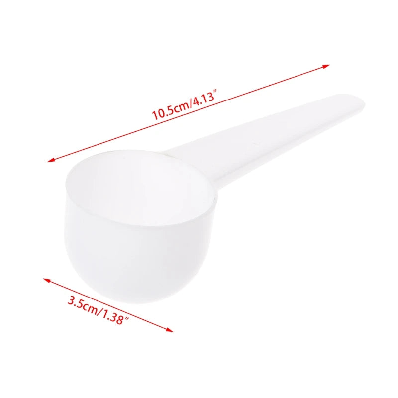 Measuring Spoon Coffee Protein Milk Powder Scoop Spoon Kitchen Tools Milk Powder Spoon Plastic Protein Powder Quantitative Spoon Peaceful Pleasures Health and Wellness 10g