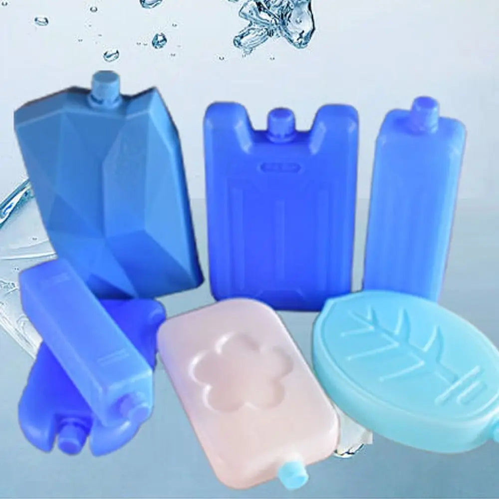 1/2/3PCS Durable PE Ice Box Refrigeration Keep Fresh Ice Crystal Box Reusable Fresh Ice Board Peaceful Pleasures Health and Wellness