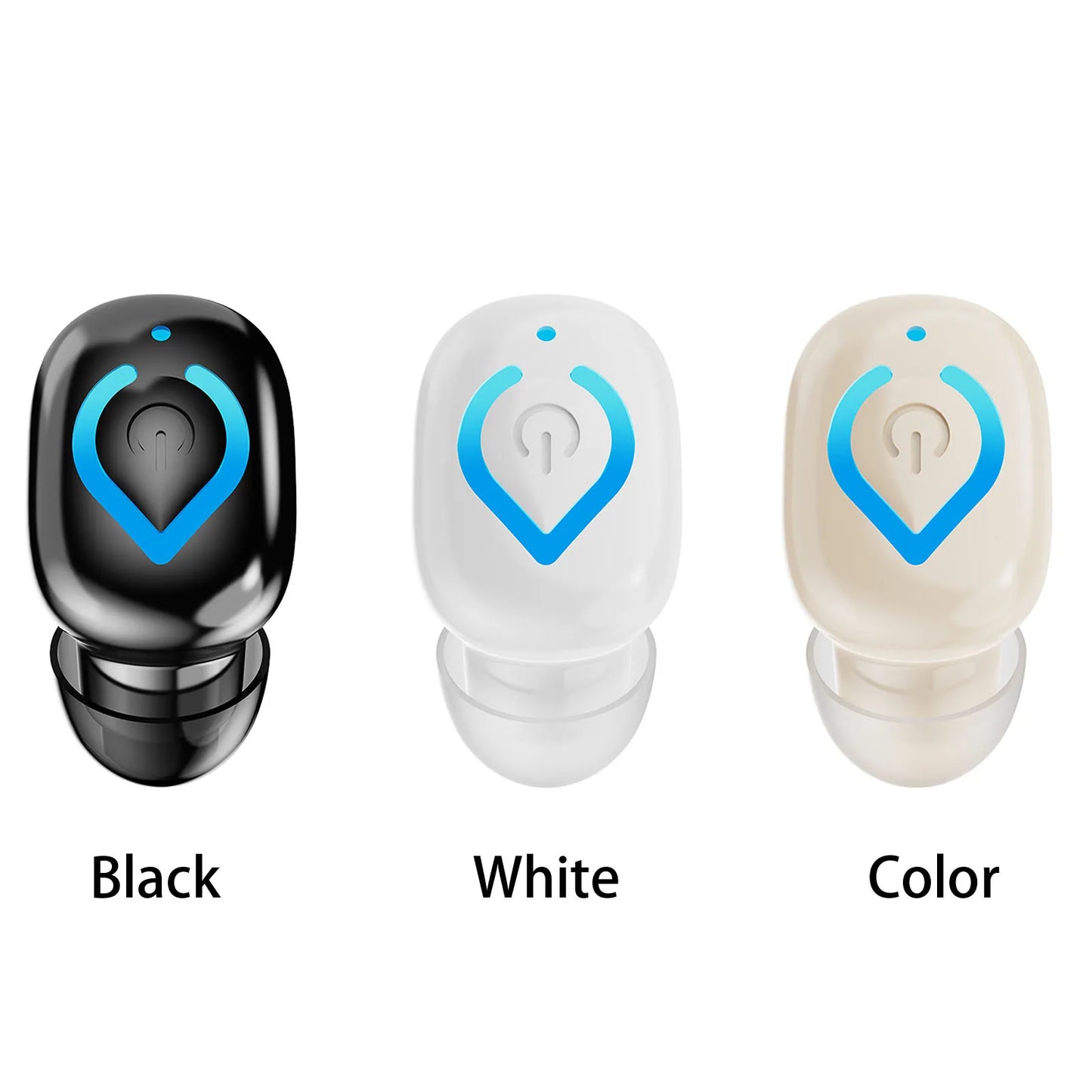 BT 6.1 Wireless Mini Single Earbud With Mic Invisible Earbuds Noise Canceling Earphones for Smart Phones PC TV Audiobook Peaceful Pleasures Health and Wellness