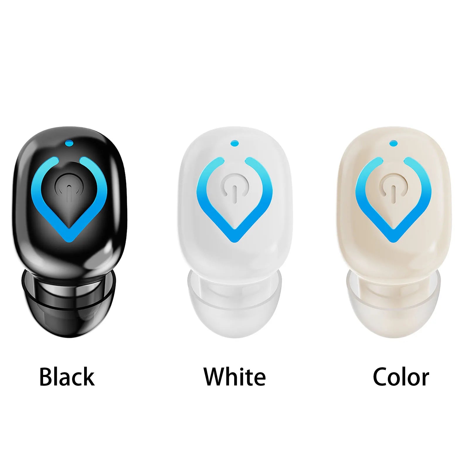 BT 6.1 Wireless Mini Single Earbud With Mic Invisible Earbuds Noise Canceling Earphones for Smart Phones PC TV Audiobook Peaceful Pleasures Health and Wellness
