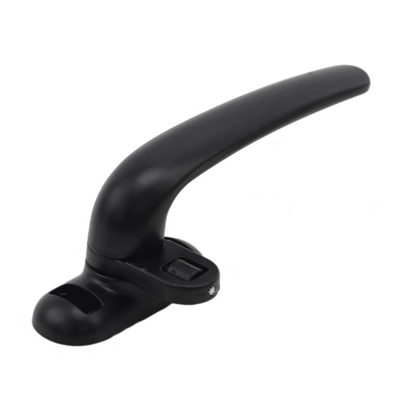 Aluminum Alloy Window Handle Casement Window Lever Lock for Sliding Window Door Handle Replacement Hardware Accessories Peaceful Pleasures Health and Wellness Black-right