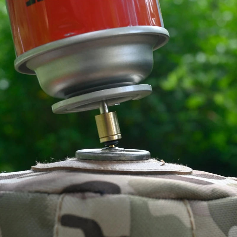 Gas Cylinder Inflation Valve Conversion Head | Camping Stove Gas Valve Adapter Peaceful Pleasures Health and Wellness